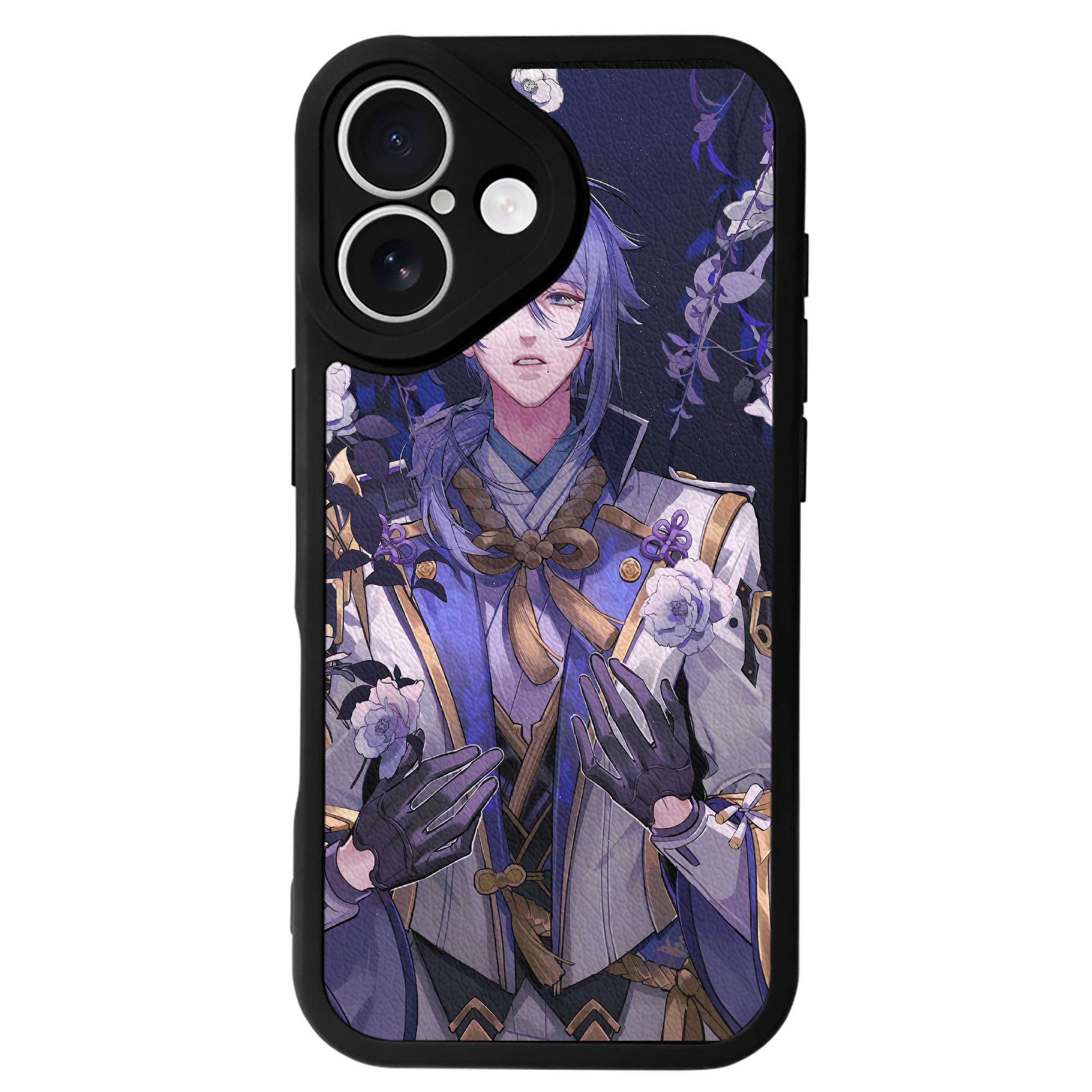 げんし神 genshin 【iPhone 16シリーズ対応】シリコンスマホケース（レザー調） 材質：シリコン